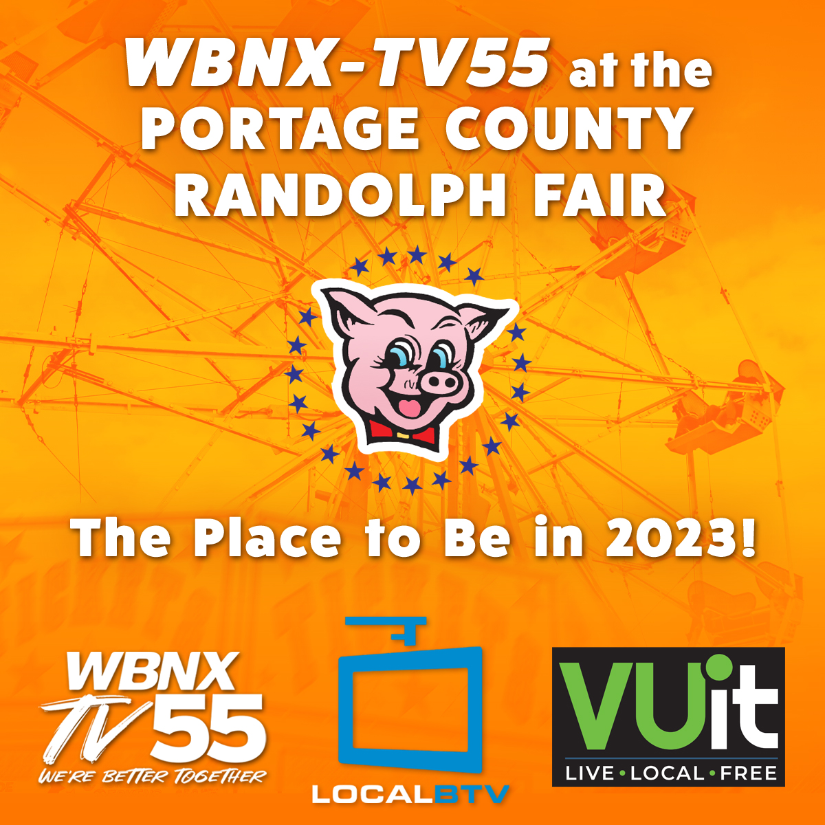 WBNX-TV55 at the Portage County Randolph Fair