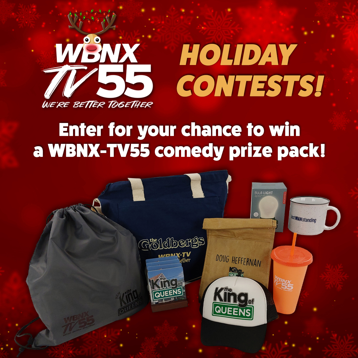 WBNX-TV55 Comedy Prize Pack Holiday 2023