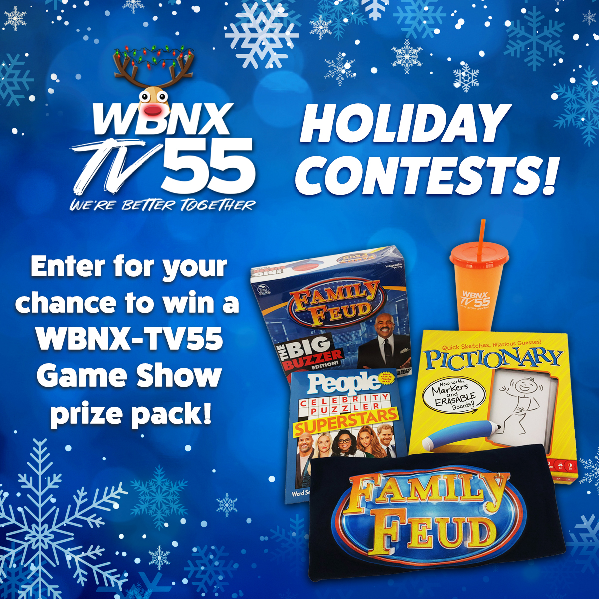 WBNX-TV55 Game Show Prize Pack Holiday 2023