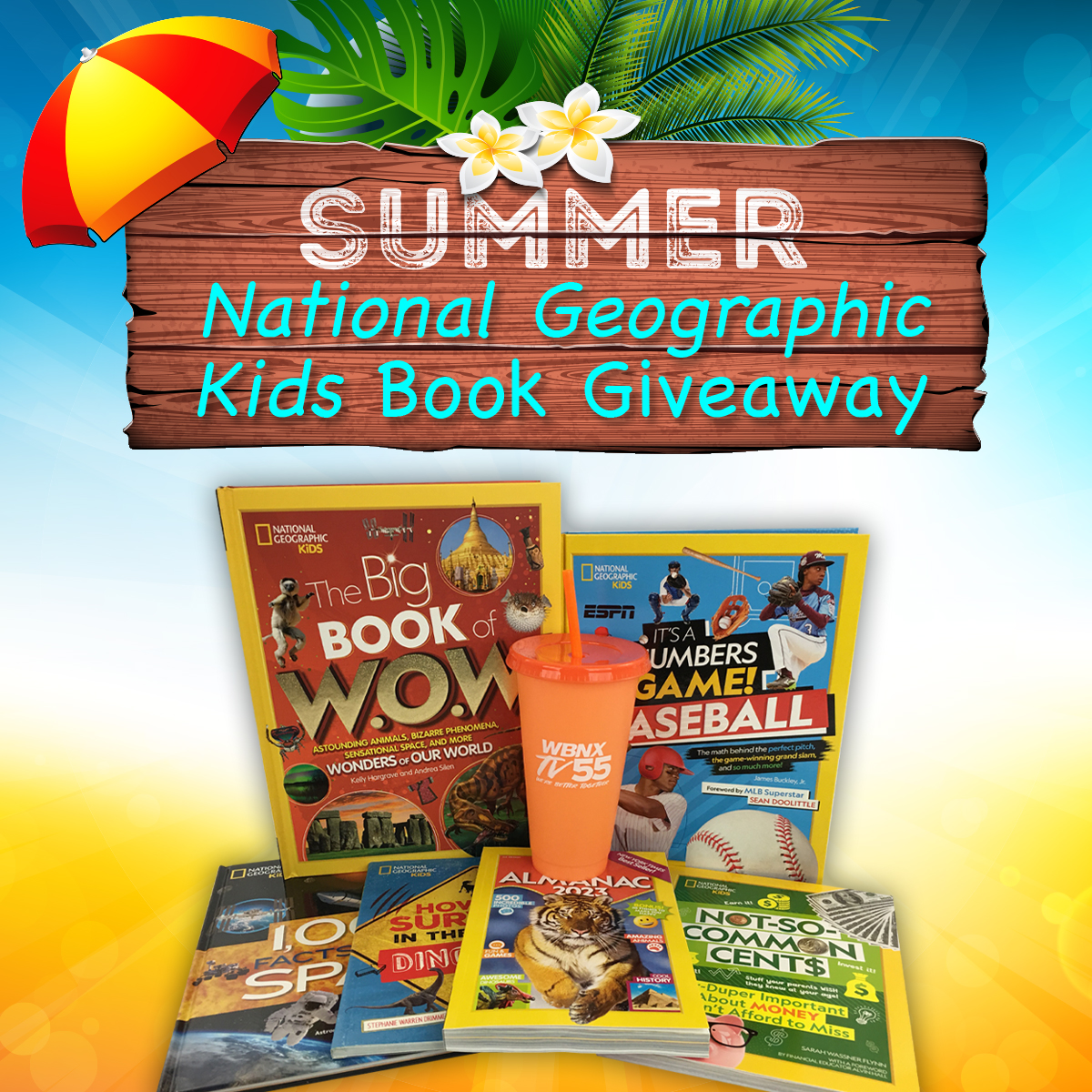 National Geographic Summer Book Giveaway