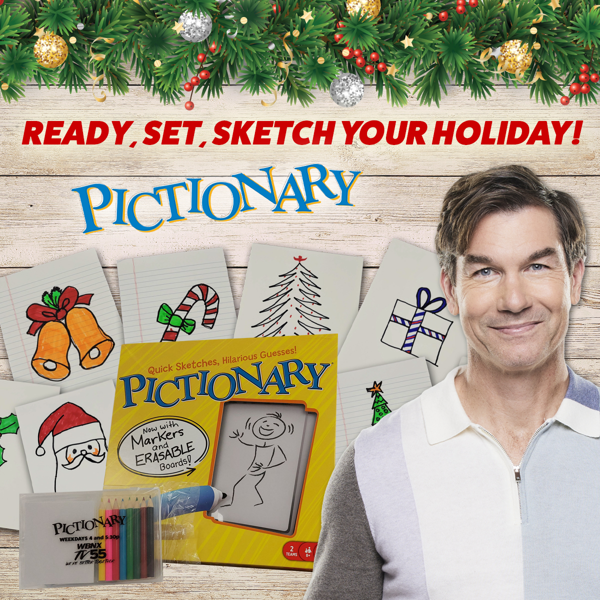 Pictionary Sketch Your Holiday Giveaway