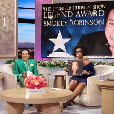 The Jennifer Hudson Show Legend Award given to Smoky Robinson