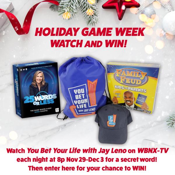 Holiday Game Week Watch and Win
