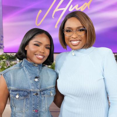 Ryan Destiny with Jennifer Hudson