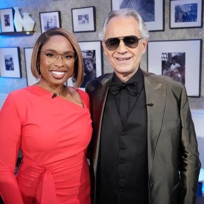 Jennifer Hudson with Andrea Bocelli