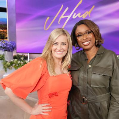 Beth Behrs with Jennifer Hudson