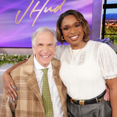 Beloved actor Henry Winkler with Jennifer Hudson