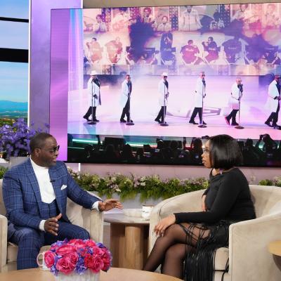 Johnny Gill with Jennifer Hudson