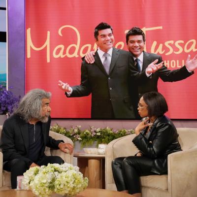 George Lopez with Jennifer Hudson