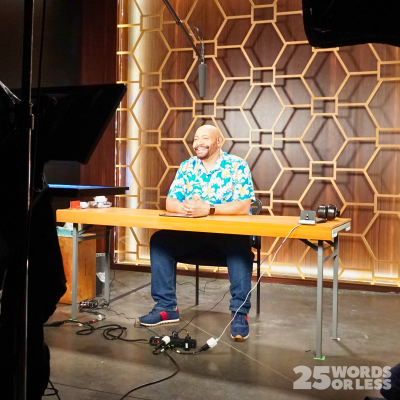 Colton Dunn on Set