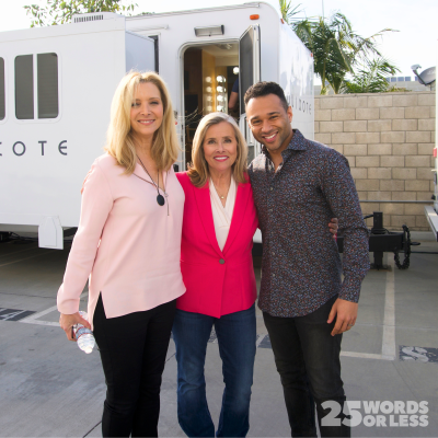 Lisa Kudrow, Meredith Vieira and Corbin Bleu