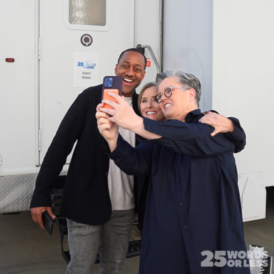 Selfie with Jaleel, Meredith and Rosie O'Donnell